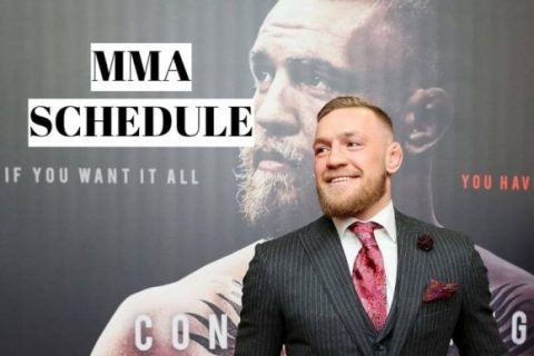 UFC/MMA Schedule for 2019/2020